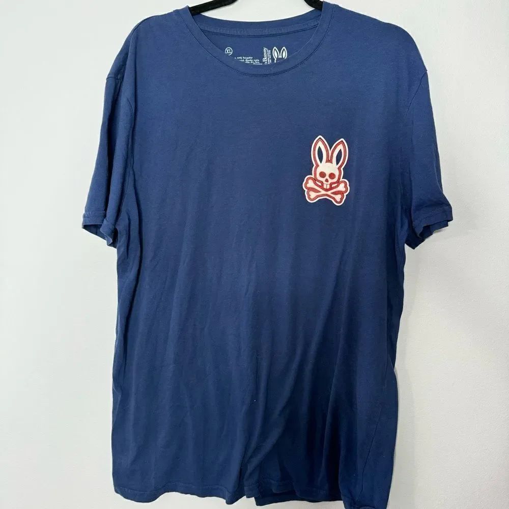 Psycho bunny navy tee size XL